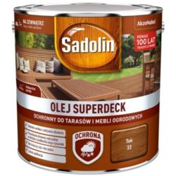 Olej do Tarasów Superdeck Tek 2,5L Sadolin