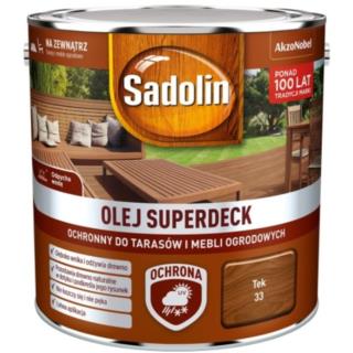 Olej do Tarasów Superdeck Tek 2,5L Sadolin