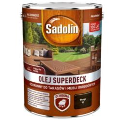 Olej Do Tarasów i Mebli Ogrodowych Superdeck Wenge 5L Sadolin