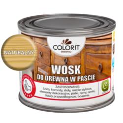 Wosk do Drewna W Paście Naturalny 500ml Colorit Drewno