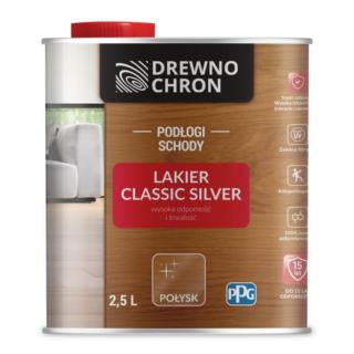 Lakier Do Drewna Classic Silver Połysk 2,5L Drewnochron