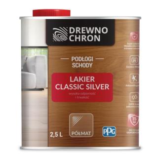 Lakier Do Drewna Classic Silver Półmat 2,5L Drewnochron