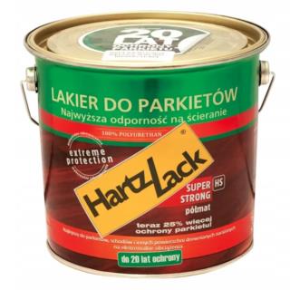 Lakier Do Parkietów Super Strong Bezbarwny Półmat 3L Hartzlack