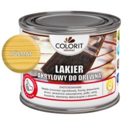 Lakier Akrylowy Do Drewna Bezbarwny 375ml Półmat Colorit Drewno