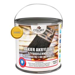 Lakier Akrylowy Do Drewna Bezbarwny Połysk 2,5L Colorit Drewno