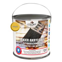 Lakier Akrylowy Do Drewna Bezbarwny Półmat 2,5L Colorit Drewno