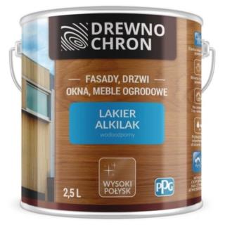 Lakier Do Drewna Alkilak Połysk 2,5L Drewnochron