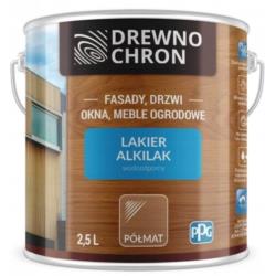 Lakier Do Drewna Alkilak Półmat 2,5L Drewnochron