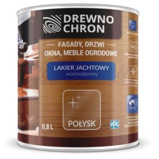 Lakier Do Drewna Jachtowy Połysk 0,8L Drewnochron