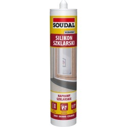 Silikon szklarski Soudal 280ml bezbarwny