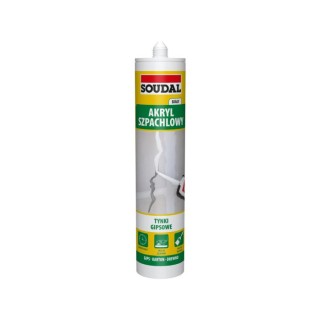 AKRYL SZPACHLOWY LEKKI BIAŁY 280ml. SOUDAL 137687