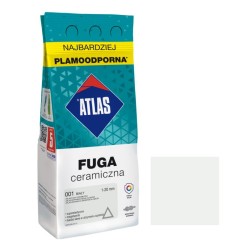 Fuga ceramiczna 001 biały 2kg Atlas