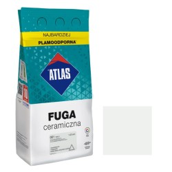 Fuga ceramiczna 001 biały 5kg Atlas