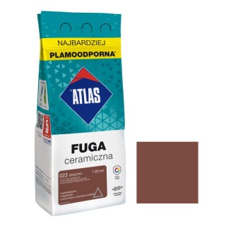 Fuga ceramiczna 023 brązowy 2kg Atlas