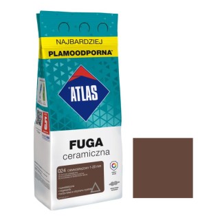 Fuga ceramiczna 024 ciemnobrązowy 2kg Atlas