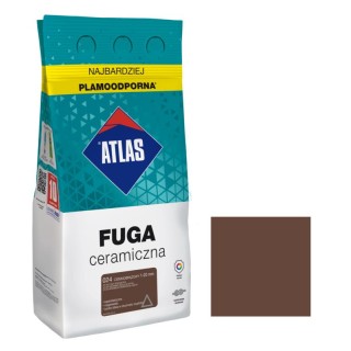 Fuga ceramiczna 024 ciemnobrązowy 5kg Atlas