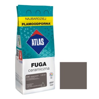 Fuga ceramiczna 036 ciemnoszary 2kg Atlas