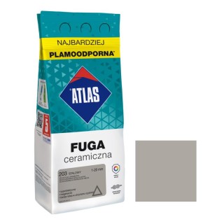 Fuga ceramiczna 203 stalowy 2kg Atlas