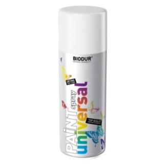 Emalia Biodur Paint Spray Universal Sygnałowa Biel 0,4L