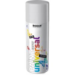 Emalia Biodur Paint Spray Universal Perłowy Jasny Szary 0,4L