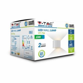 Kinkiet Zewnętrzny V-TAC VT-756 LED 6W Biały 7082