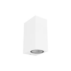 Lampa Ścienna Zewnętrzna Lida Duo LVT LED 2xGU10 35W Biała 0516