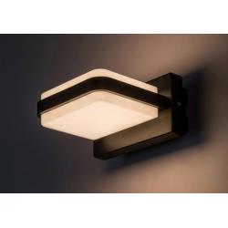 Lampa Ogrodowa Ścienna Gendt Rabalux LED 12W IP44 Czarna 77061