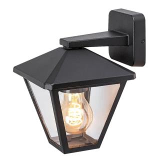 Lampa Ogrodowa Ścienna Paravento Rabalux 1xE27 40W IP44 Czarna 7147