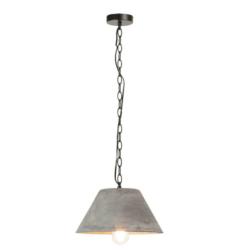 LAMPA WISZĄCA DUNCAN E27 40W SZARY/BETON