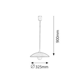 LAMPA WISZĄCA CUPOLA RANGE D30 BIAŁA