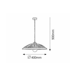 LAMPA WISZĄCA SPHERE E27/1x60W 300mm  1859