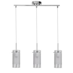 Lampa Wisząca Sufitowa Florence Rabalux E14 3x40W Srebrna 6380