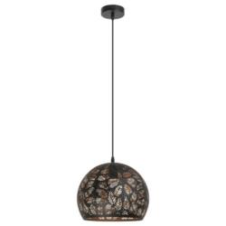 Lampa Wisząca Sufitowa Manorca Rabalux E27 40W Czarna 2276