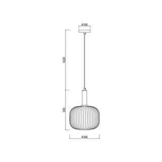 Lampa Wisząca Sufitowa Francesco Agora E27 40W Złota MD-1006 TR