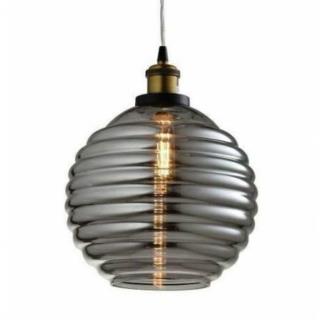 Lampa Wisząca Sufitowa Tobias Auhilon E27 60W Czarna 1L/GL MD12140