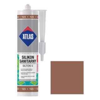 Silikon sanitarny Silton S 123 Jasny brąz 280ml Atlas