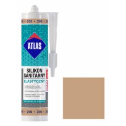 Silikon Sanitarny Atlas Elastyczny 206 280ml Cappuccino