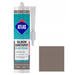 Silikon Sanitarny Atlas Elastyczny 211 280ml Cementowy