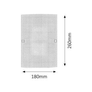 Plafoniera Scottie 260X180 E27/60W 3887