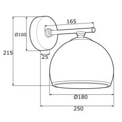 Żyrandol Lampa Wisząca Sufitowa Marbella Argon E27 5x15W Złoty 2088