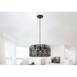 LAMPA WISZĄCA ALESSANDRA 2158 CZARNY MAT