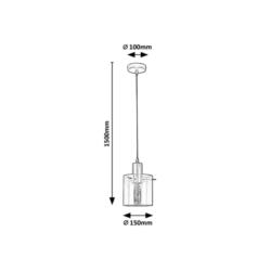 LAMPA DONATI 1X 40W 5222 ZŁOTY