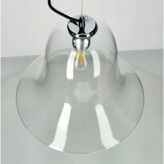 Lampa Wisząca Sufitowa Belize Argon E27 60W Srebrna 3715