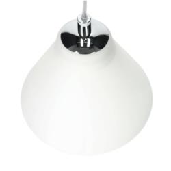 Lampa Wisząca Sufitowa Decorato Argon E27 15W Srebrna 4046