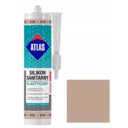 Silikon Sanitarny Atlas Elastyczny 019 280ml Jasnobeżowy