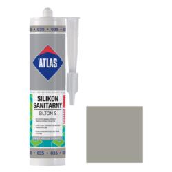 Silikon sanitarny Silton S 035 Szary 280ml Atlas