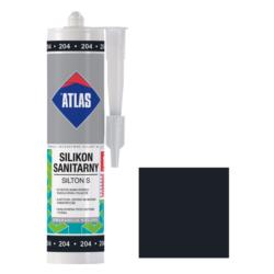 Silikon Sanitarny Atlas Silton S 204 280ml Czarny