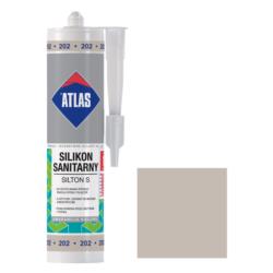 Silikon sanitarny Silton S 202 Popielaty 280ml Atlas