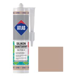 Silikon Sanitarny Atlas Silton S 019 280ml Jasnobeżowy