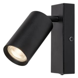 Lampa Ścienna Spot Solo Rabalux GU10 25W Czarna 2084